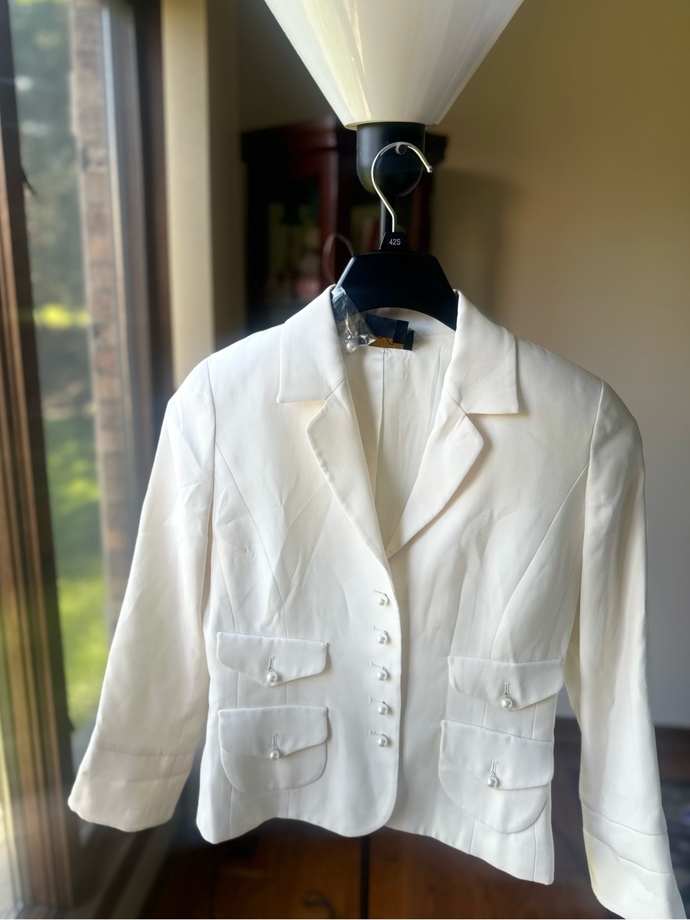 Designer Luisa Spagnoli 100% Pura Seta Silk Blazer | Made in Italy